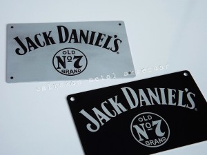 Aluminyum asit indirme, jack daniels, metal etiket, metal, aksesuar, Ostim, Ankara